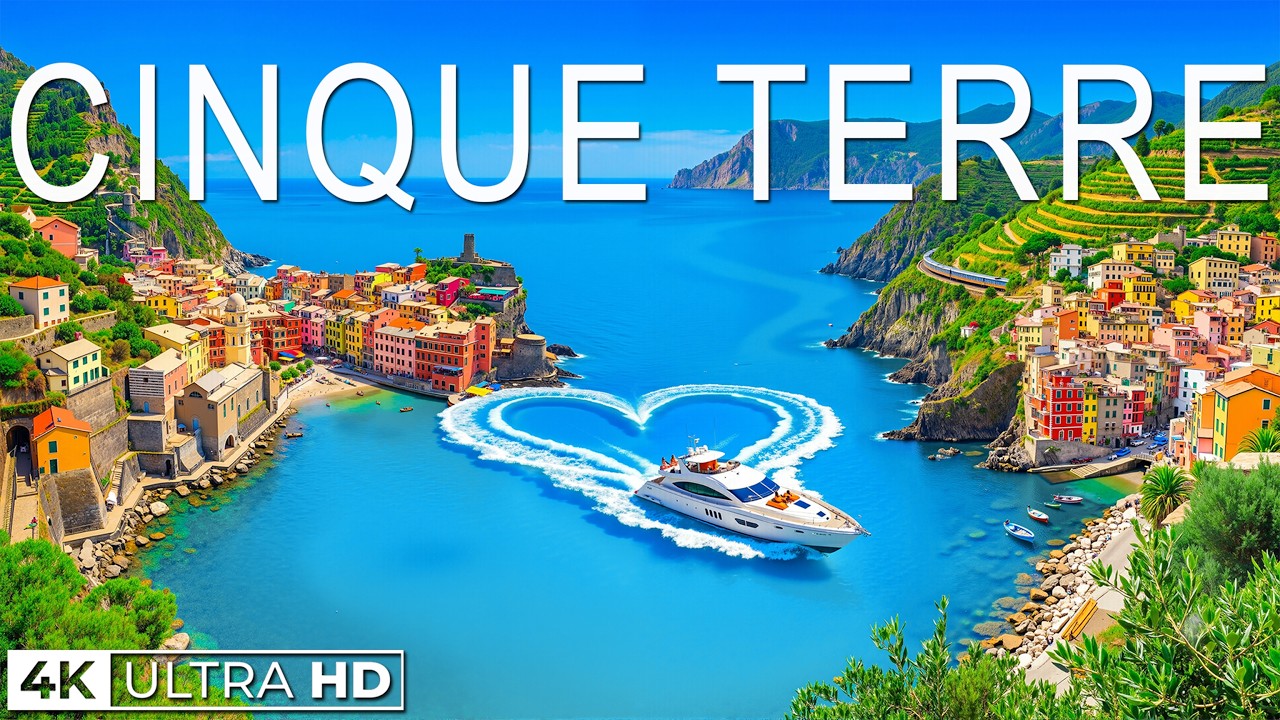 Cinque Terre Italy 🇮🇹 4K Drone Footage | Colorful Villages, Cliffs & Mediterranean Coast