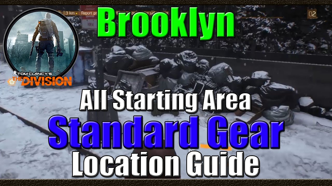 Tom Clancys The Division | All Starting Area Crate Locations In Brooklyn | Full Guide