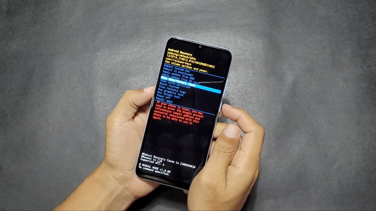 Como Formatar o Galaxy A04e (Hard Reset)