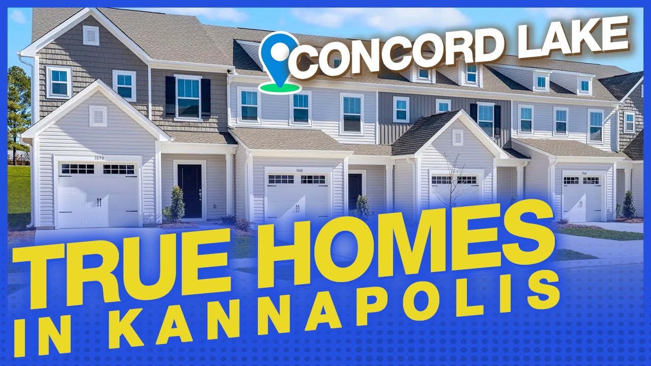 Concord Lake Townhomes in Kannapolis by True Homes | Start your Home Owner Journey Today!