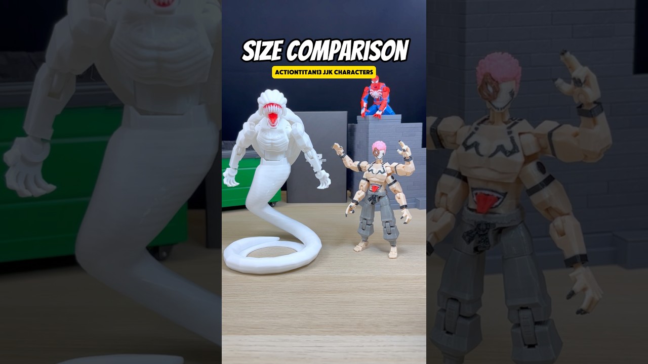 JJK figures size comparison🤩, Details on profile🔗#actionfigures #t13 #lego #dummy #figure #toys