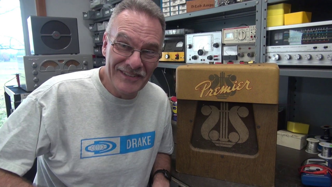 Antique Radio Swap meet find Premier 110 tube type vintage guitar amp