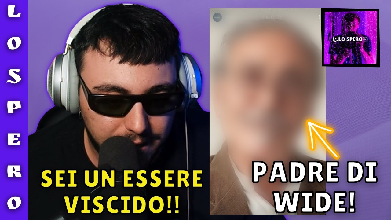 MATTEO SABA PUBBLICA LA FOTO DEL PADRE DI WIDE ALF COMMETTENDO PER L'ENNESSIMA VOLTA DOXING!
