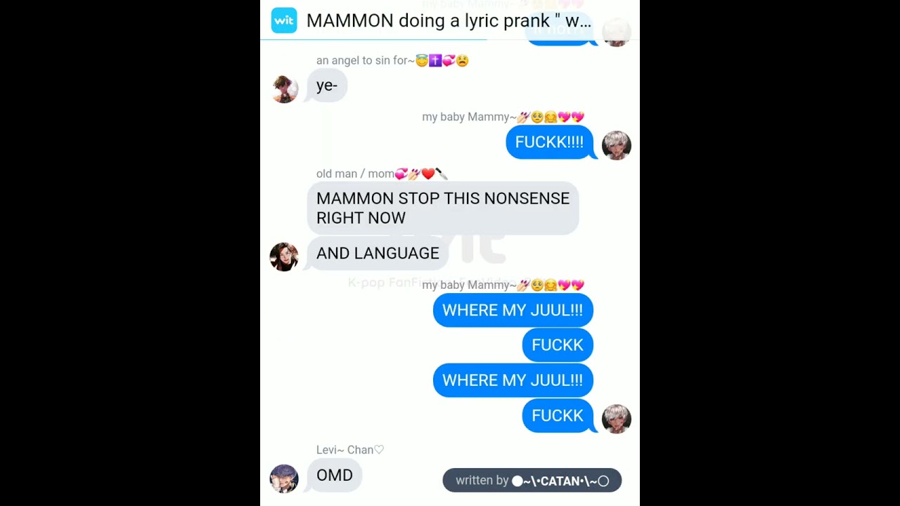 Mammon👑 JUULS?!!😱♡(~ lyric prank~)♡