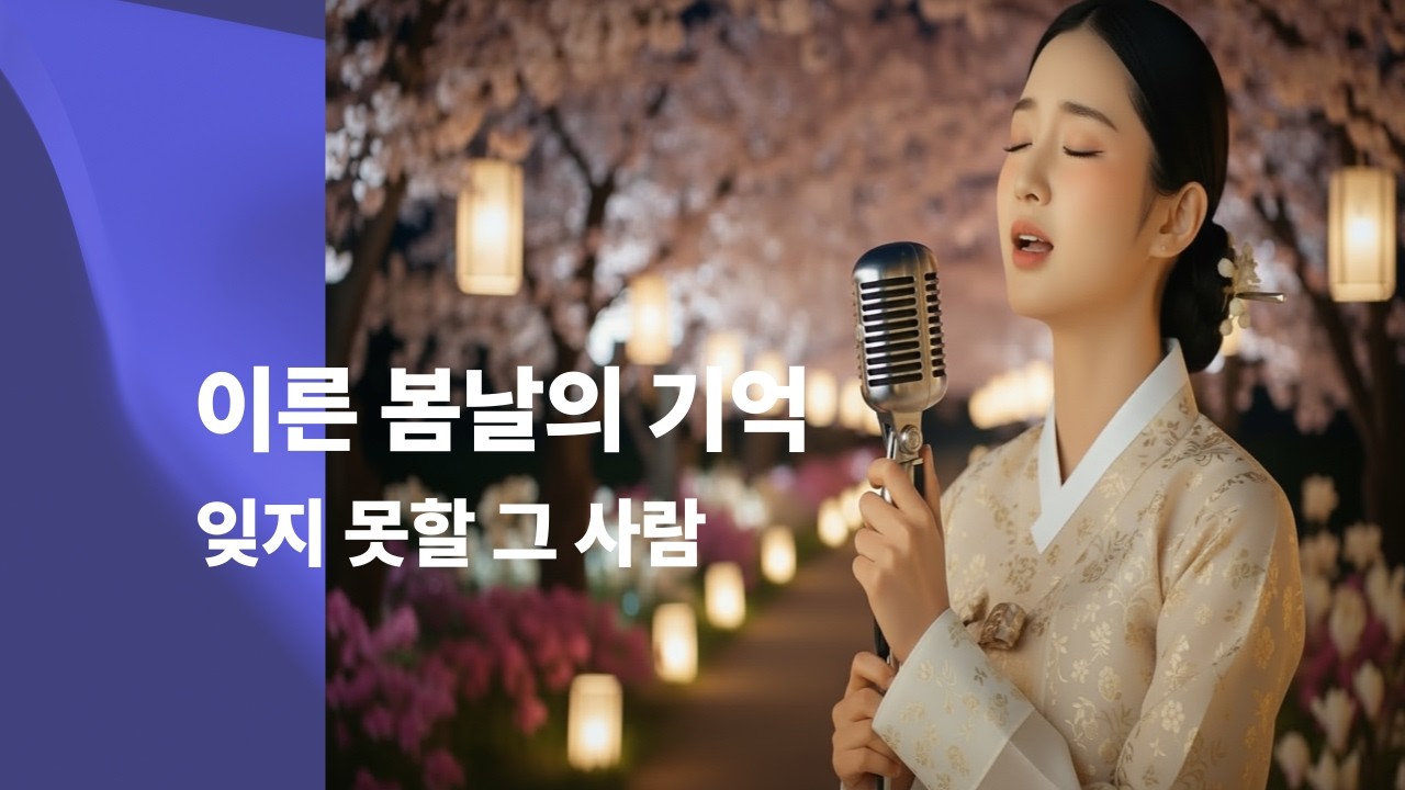 이른 봄날의 기억 🌸 잊지 못할 첫사랑 | 감성트롯