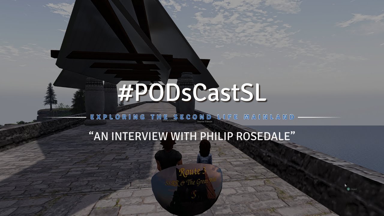 Second Life 2025: PodsCast - Interview with Philip 'Linden' Rosedale - The Great Wall of Heterocera
