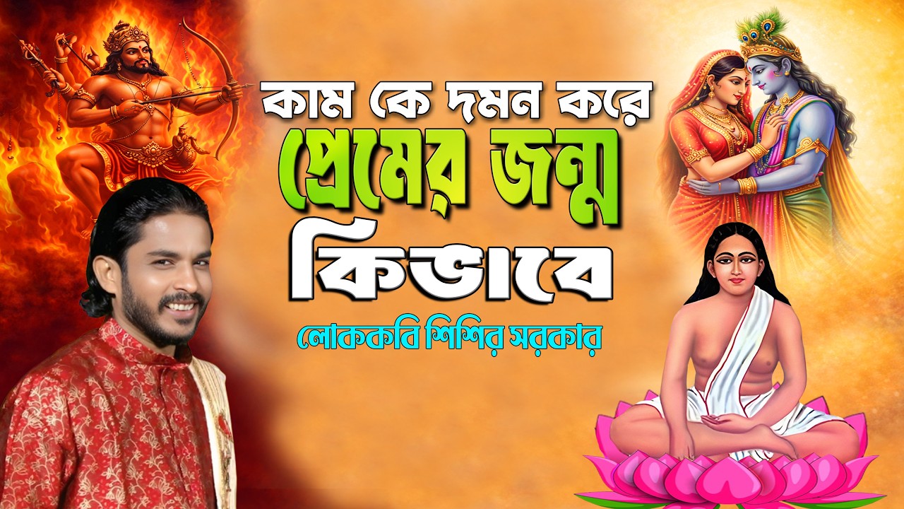 কাম কে দমন করে প্রেমের জন্ম কিভাবে || লোককবি #শিশির সরকার || Kobi #Sisir Sarkar #sisir_bangla