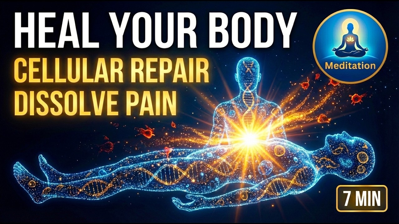 HEAL YOUR BODY 🧬 Quantum Cellular Regeneration & Pain Relief Meditation