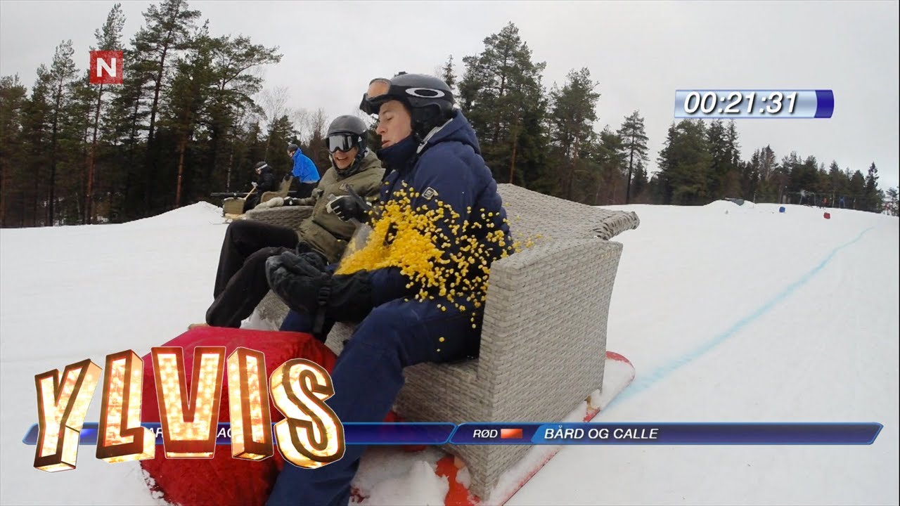 Ylvis - Downhill Sofa Challenge (English subtitles)