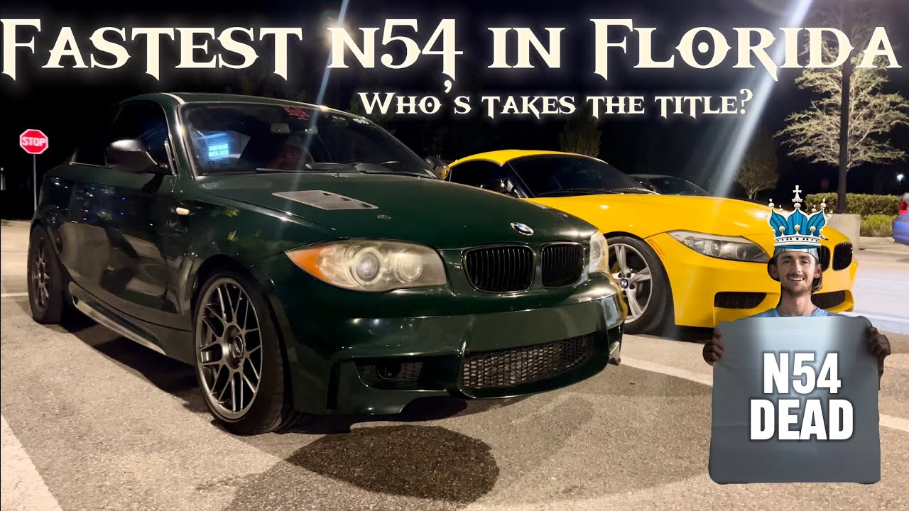 BIG TURBOS N54 135i STREET RACING FOR THE TITLE OF FLORIDA!
