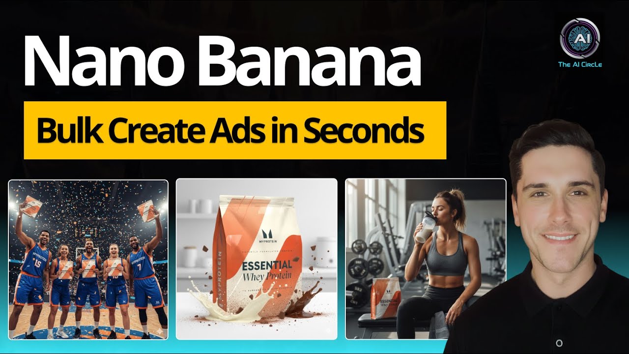 Bulk Ad Creation with Google&rsquo;s Nano Banana AI  (Ads Made in Seconds)