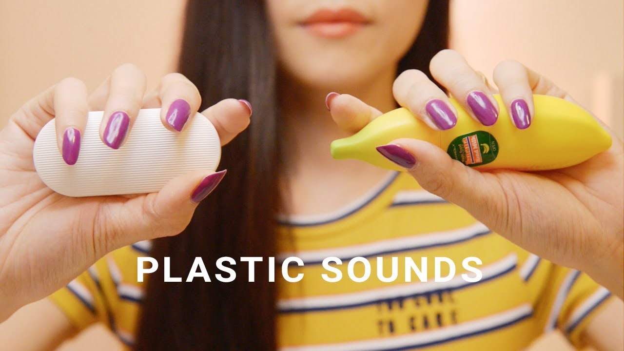 ASMR Plastic Objects Tapping and Scratching (No Talking)