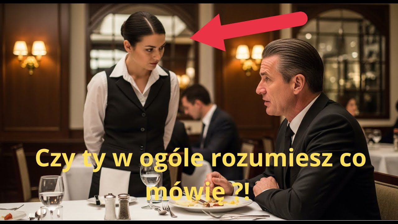Zamówił po arabsku, myśląc że kelnerka nie zrozumie — jedno zdanie zmieniło wszystko !