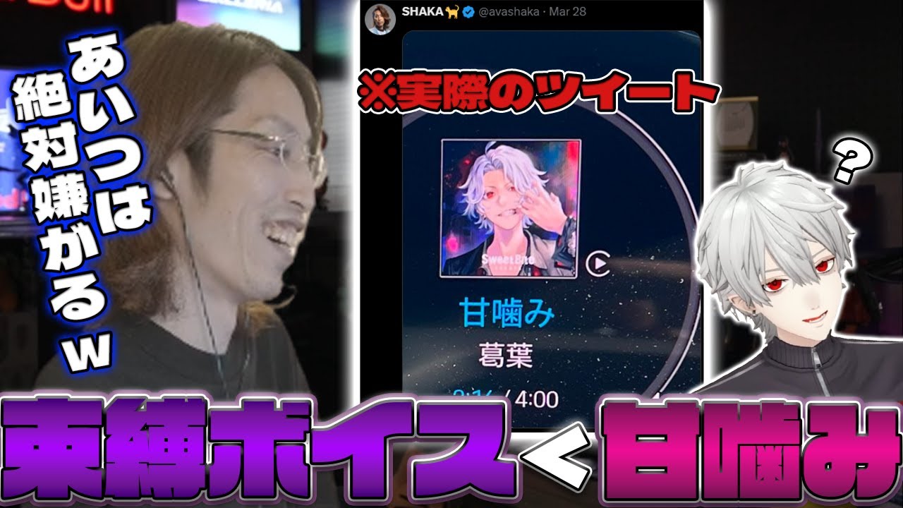 【アイツ絶対嫌がるw】葛葉のアルバムにハマっていることを話すSHAKA【2025/3/27】