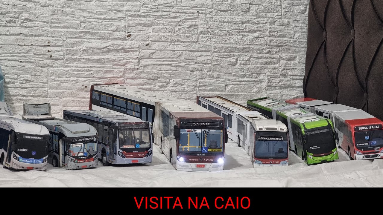 Visitei a Caio Induscar das miniaturas... a Dety Bus! @danilominiaturasbrt4354 