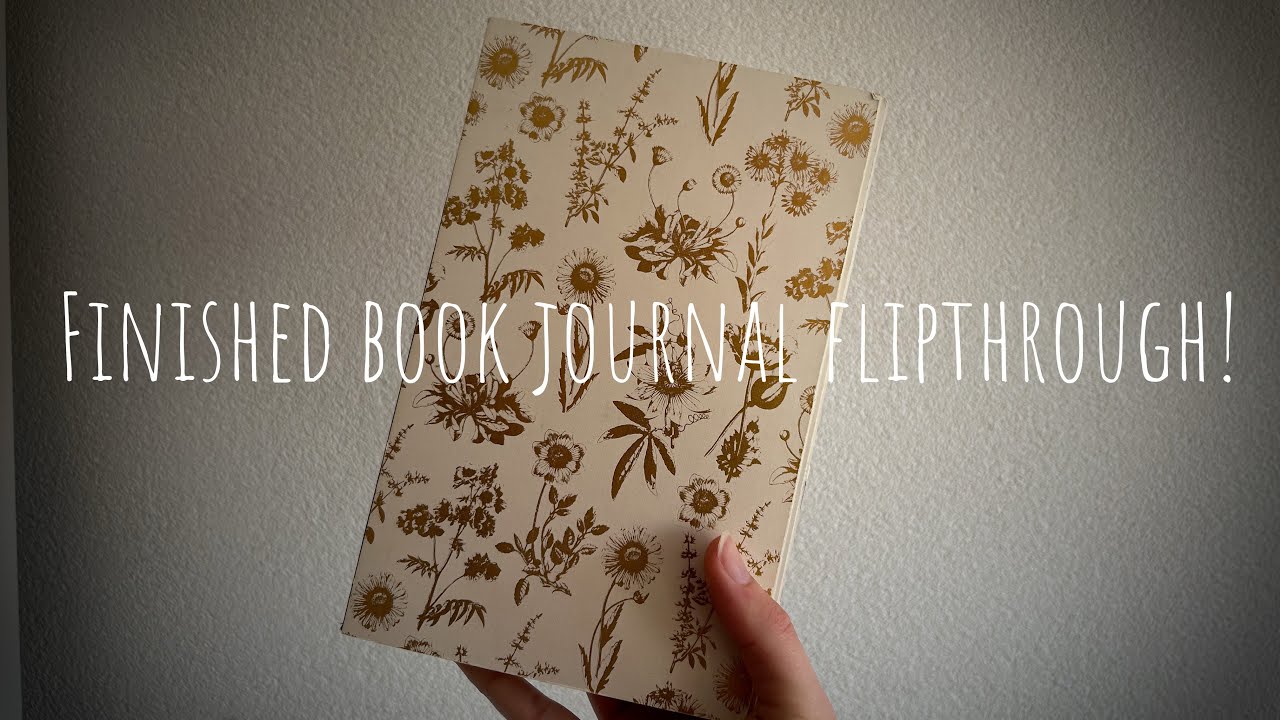 My finished book journal flipthrough! - Mae Journals