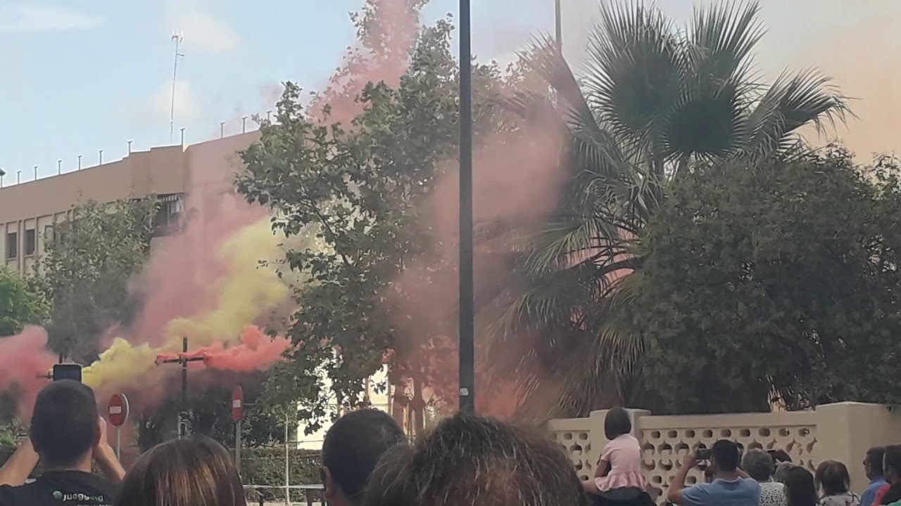 Masclet&aacute; a Castello amb motiu del #12Octubre #diadelahispanidad