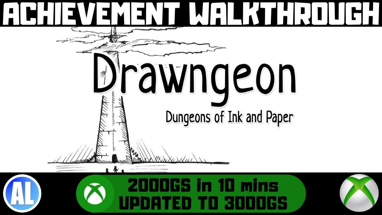 Drawngeon: Dungeons of Ink and Paper #Xbox Achievement Walkthrough - Updated to 3000GS
