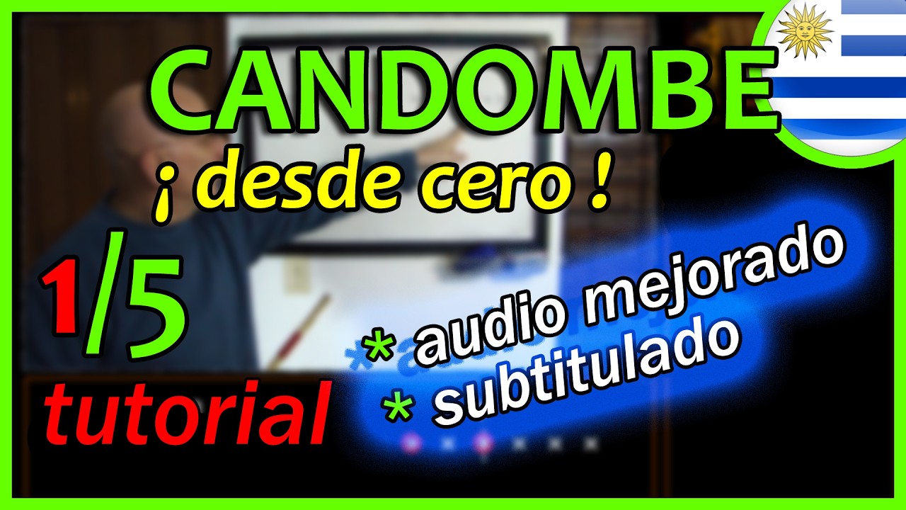 CANDOMBE DESDE CERO (1): Los primeros pasos en el tambor 🙌