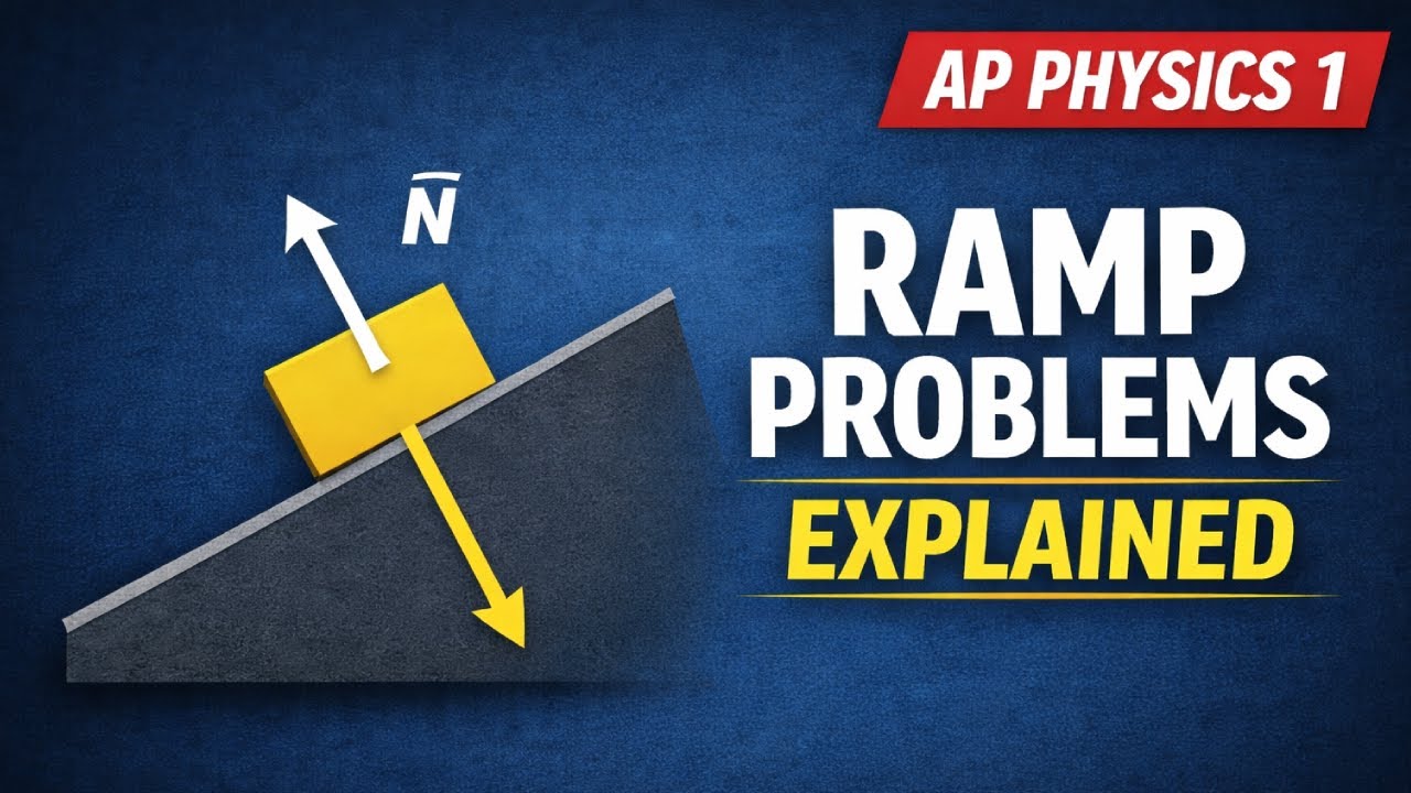Ramp Problems in Physics 1 EXPLAINED | Inclined Planes, Forces & AP Questions