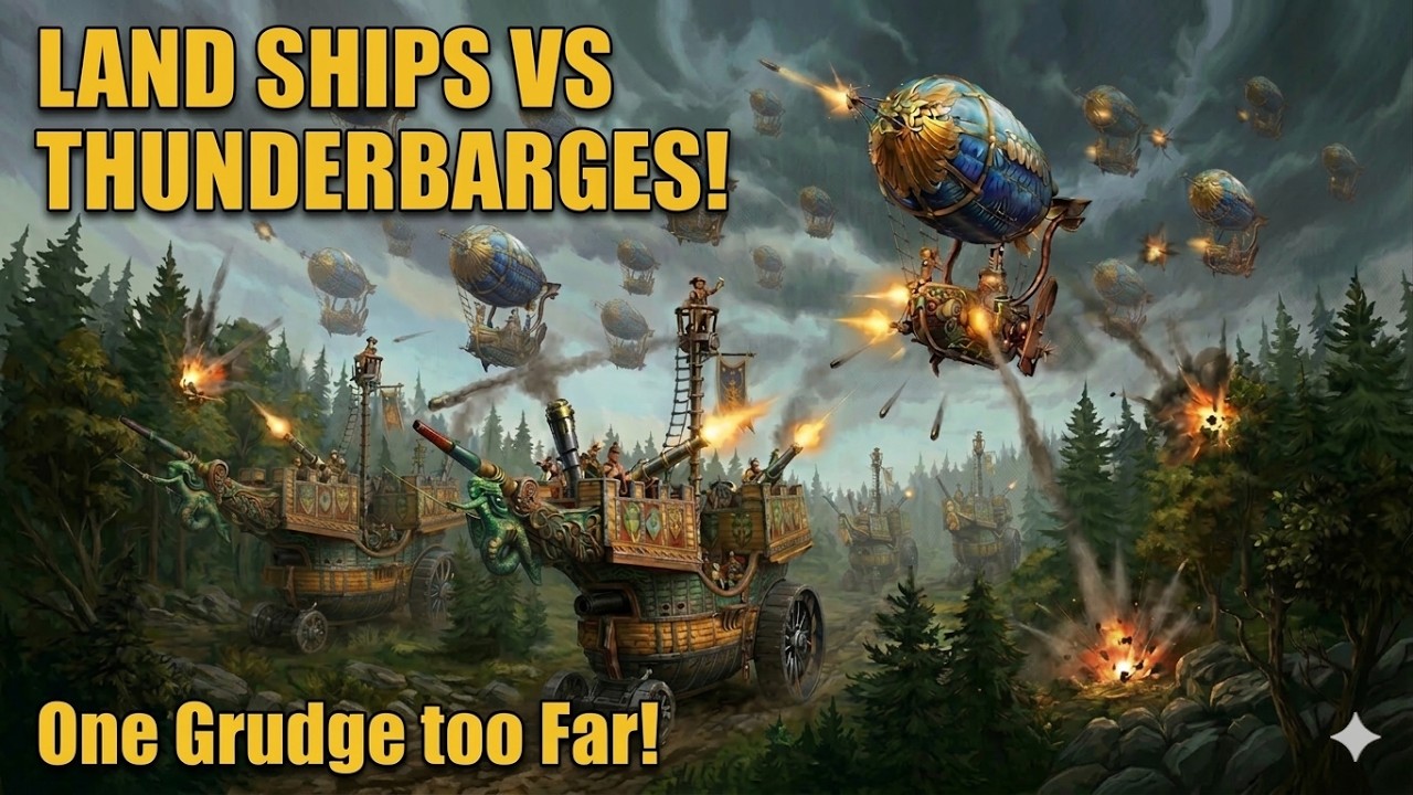 Land Ships vs Thunderbarges! | The One Grudge Too Far! | Total War: Warhammer 3