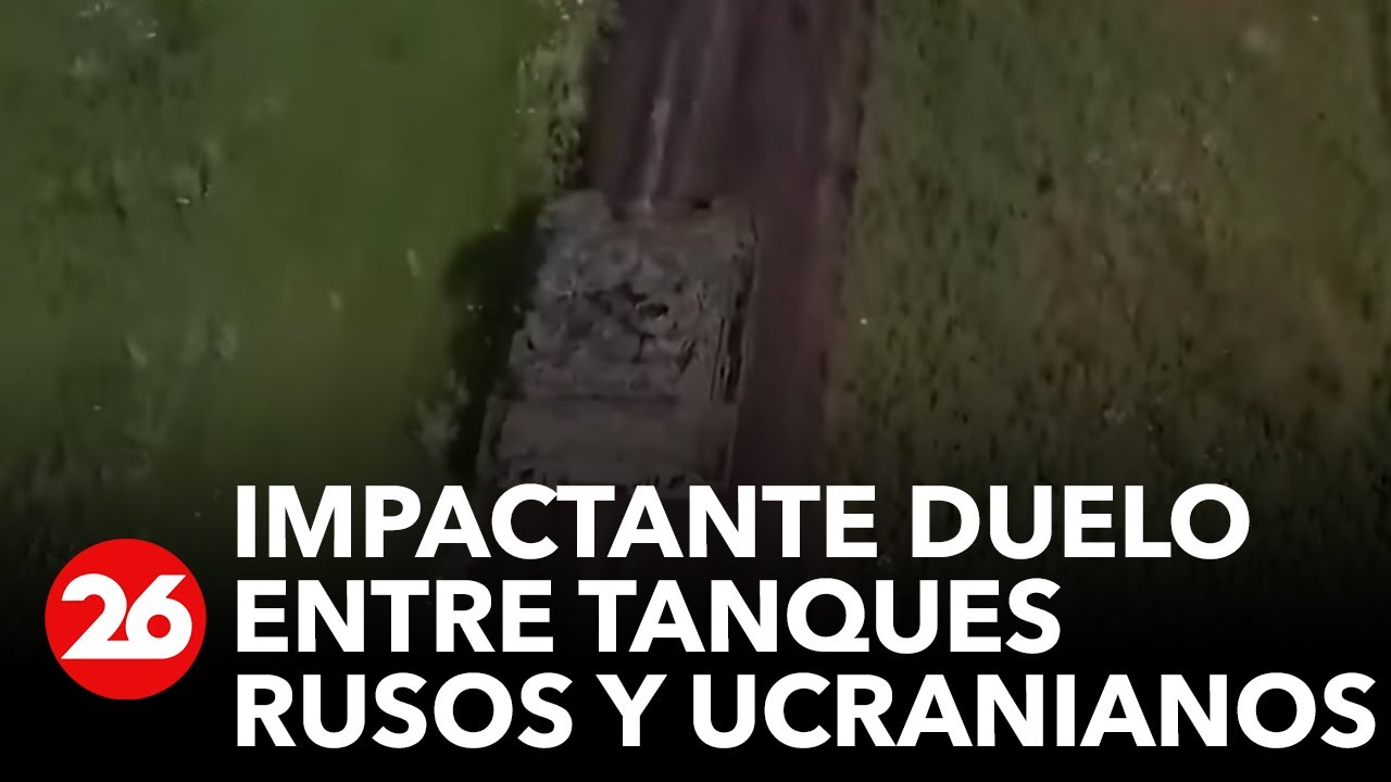 GUERRA RUSIA-UCRANIA | Duelo entre tanques rusos y ucranianos a menos de 10 metros de distancia
