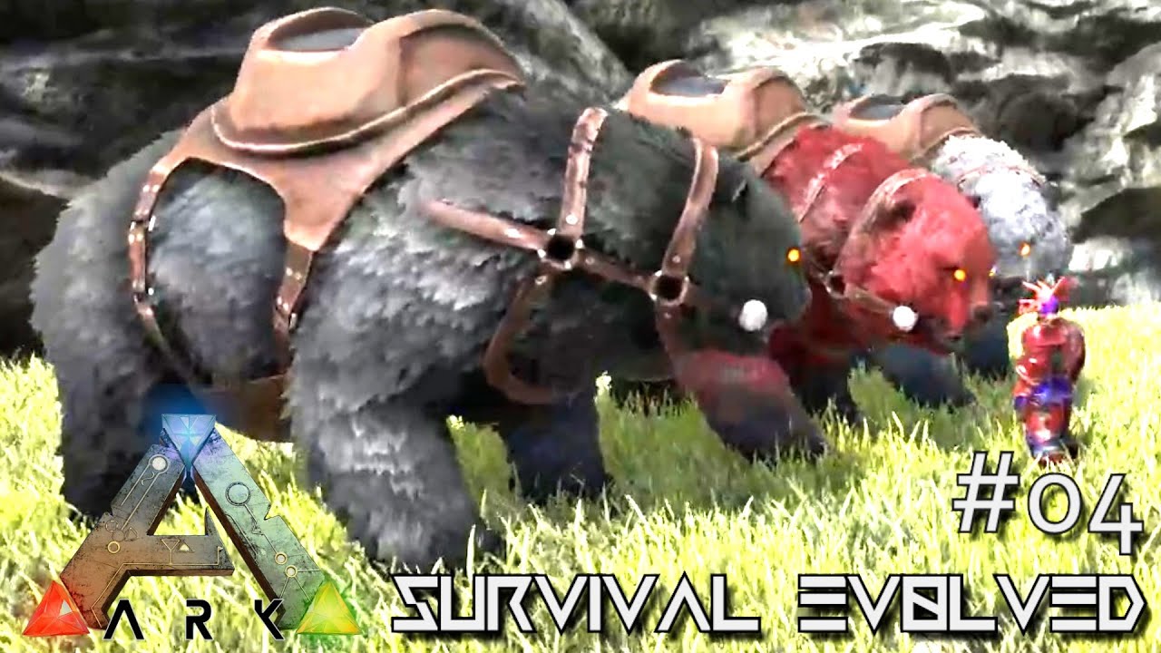 ARK: ANNUNAKI GENESIS MOD - ALPHA DIRE BEAR ARMY & DRAKE TAMING !!! E04 (Gameplay POOPING EVOLVED)