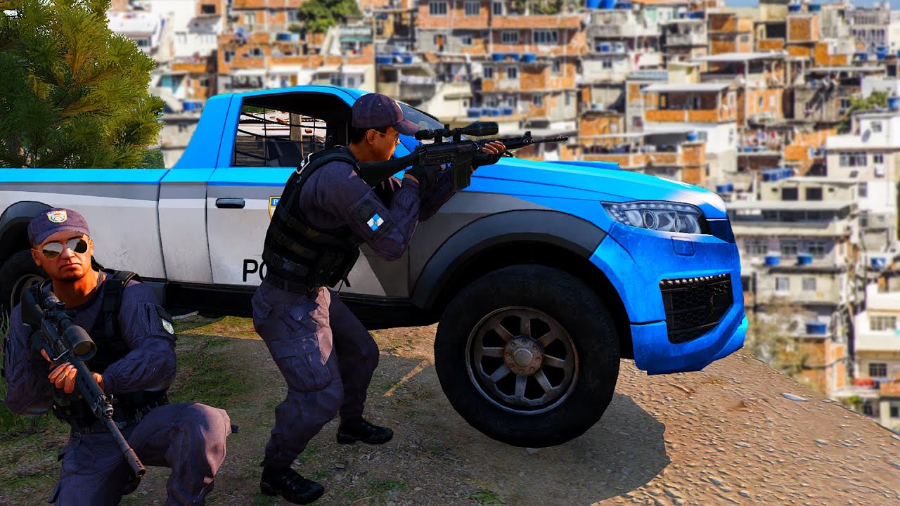 ARMA 3 - VIDA DO CRIME - POLICIA EXPULSA O CV DA PRAÇA SECA | O PAU QUEBROU DE VERDADE #01
