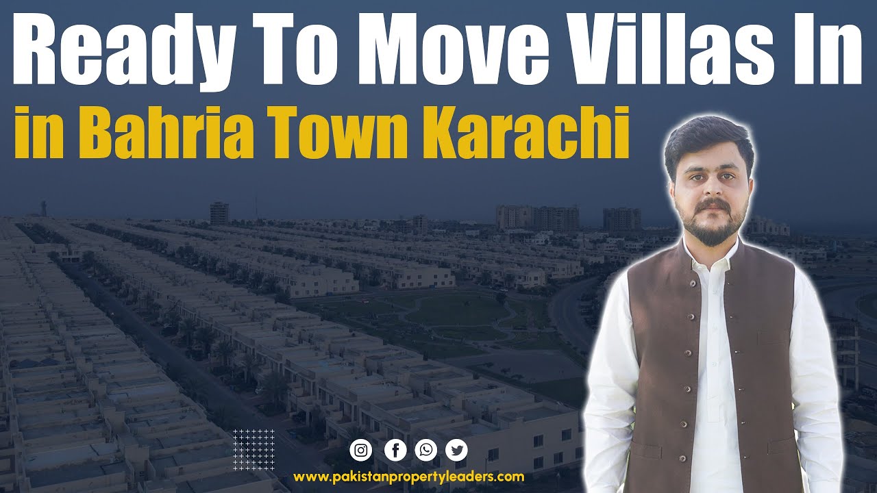 Ready to Move Villas in Bahria Town Karachi #bahriatownkarachi #villas #readyvillas