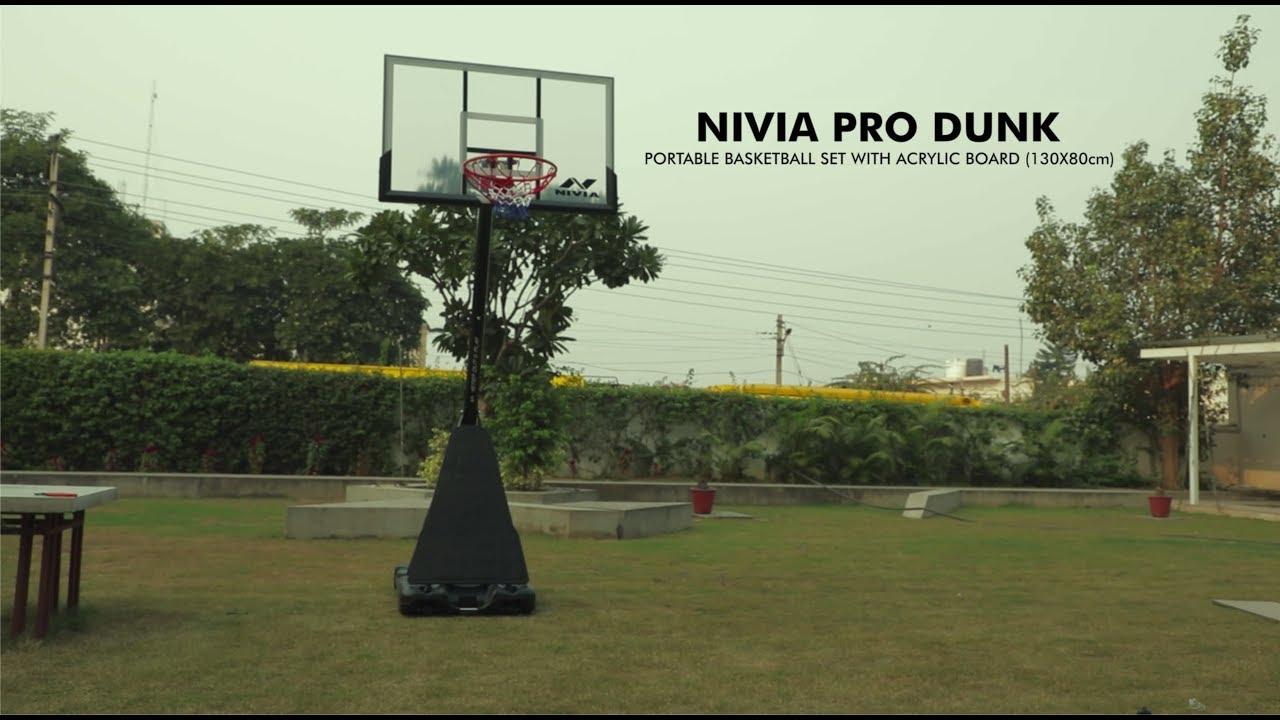 NIVIA PRO DUNK PORTABLE BASKETBALL SET | PORTABLE BASKETBALL