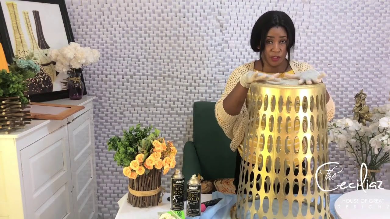 IGITEBO CYABYAYE IMEZA NZIZA| TABLE OUT OF PLASTIC BASKET #DIY #MADEINRWANDA
