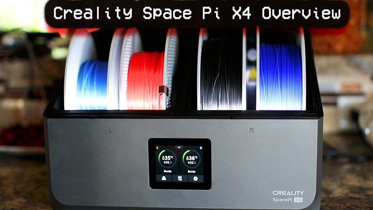 Creality Space Pi X4 Filament Dryer Overview and Demo