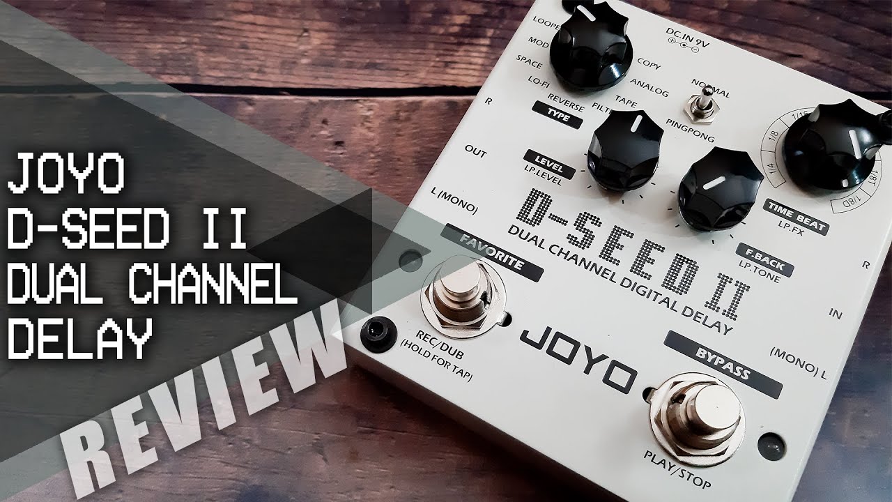 AWESOME Budget Stereo Pedal | JOYO D-Seed II Dual Channel Delay | VIDEO REVIEW [NO TALK]