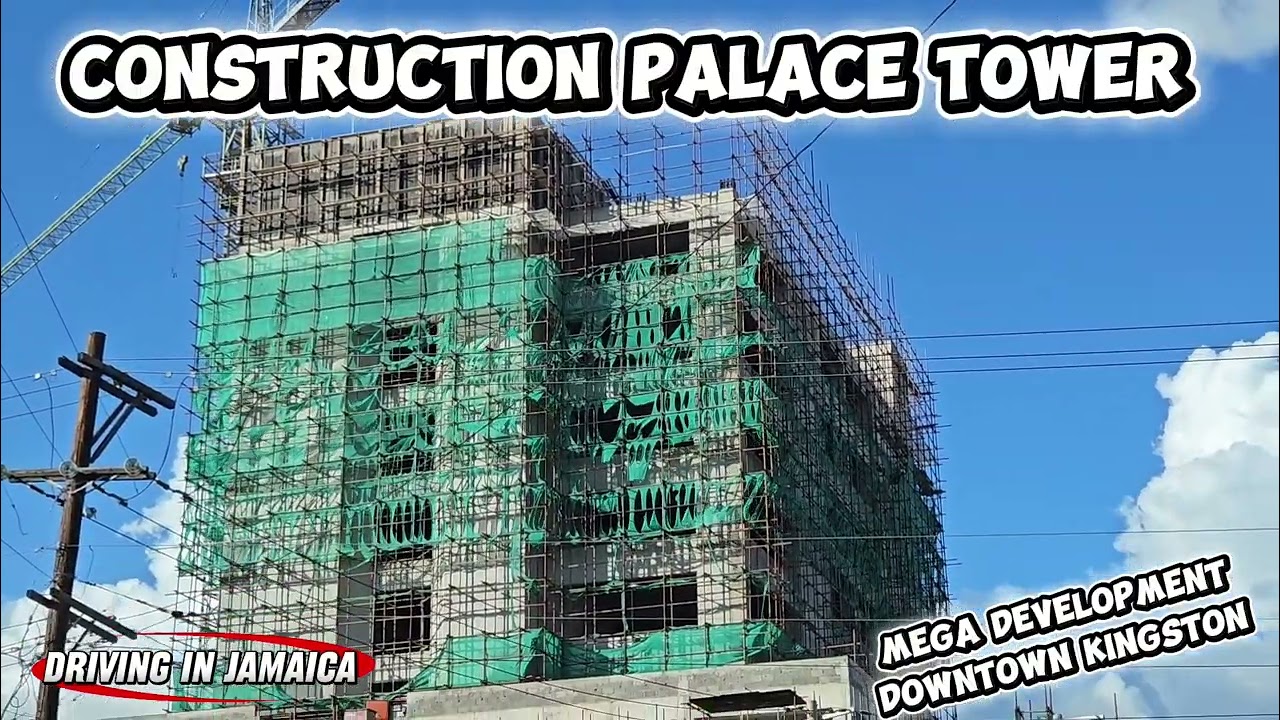 Строительство 12-этажной башни Palace Tower на Ямайке.