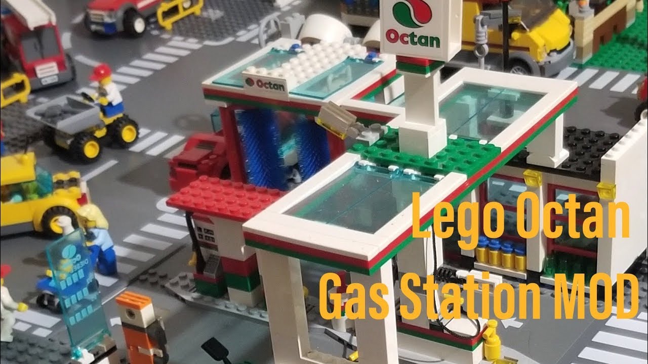 Lego Octan Gas Station 7993 MOD