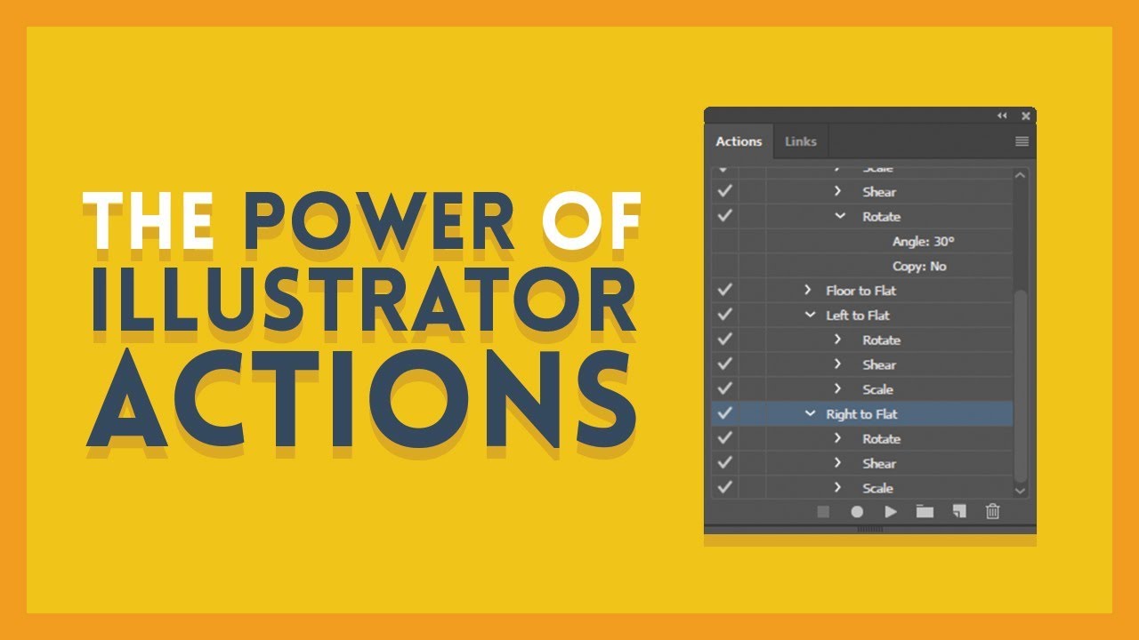 The Power of Illustrator Actions | Illustrator Tutorial