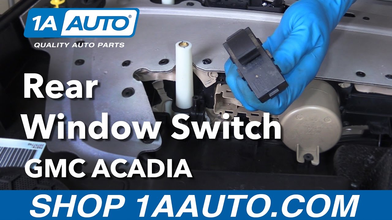 How to Replace Rear Window Switch 07-16 GMC Acadia