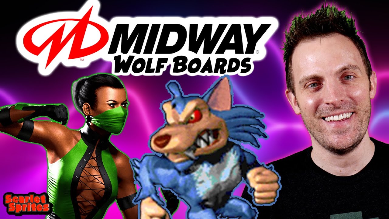 Midway Wolf Arcade Boards!  (UMK3, NBA Hangtime, Open Ice, & Rampage)