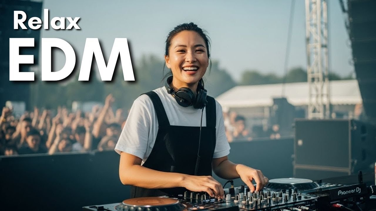 EDM Relax Chill Focus Music for Study, Work, Stress Relief, and Peaceful Everyday