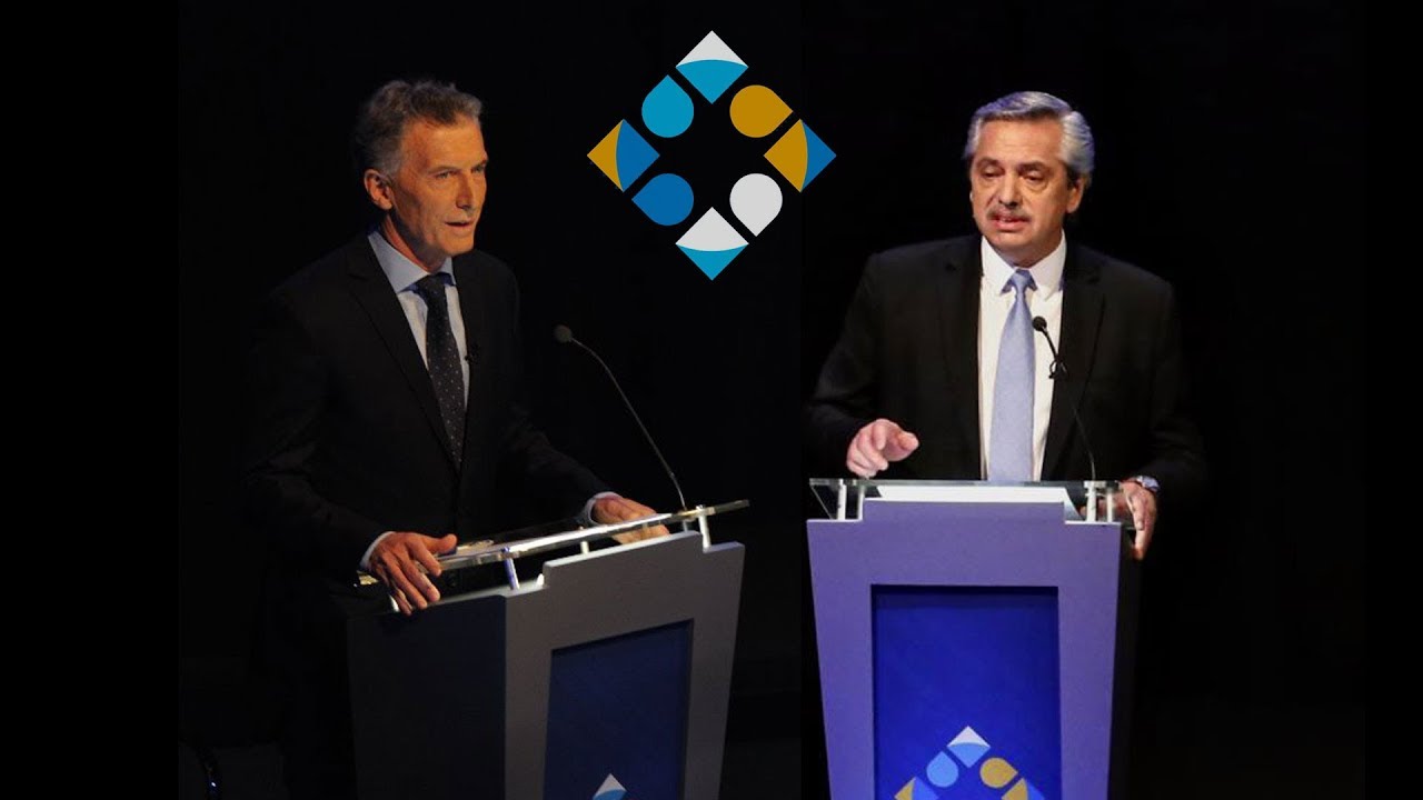 Macri y Alberto Fernández, mano a mano en el debate: el último cruce antes de las Elecciones