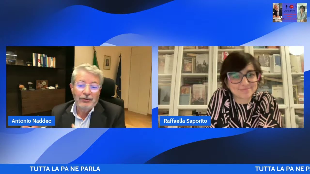 TUTTA LA PA NE PARLA: Antonio Naddeo (Presidente ARAN) e Raffaella Saporito (Bocconi)