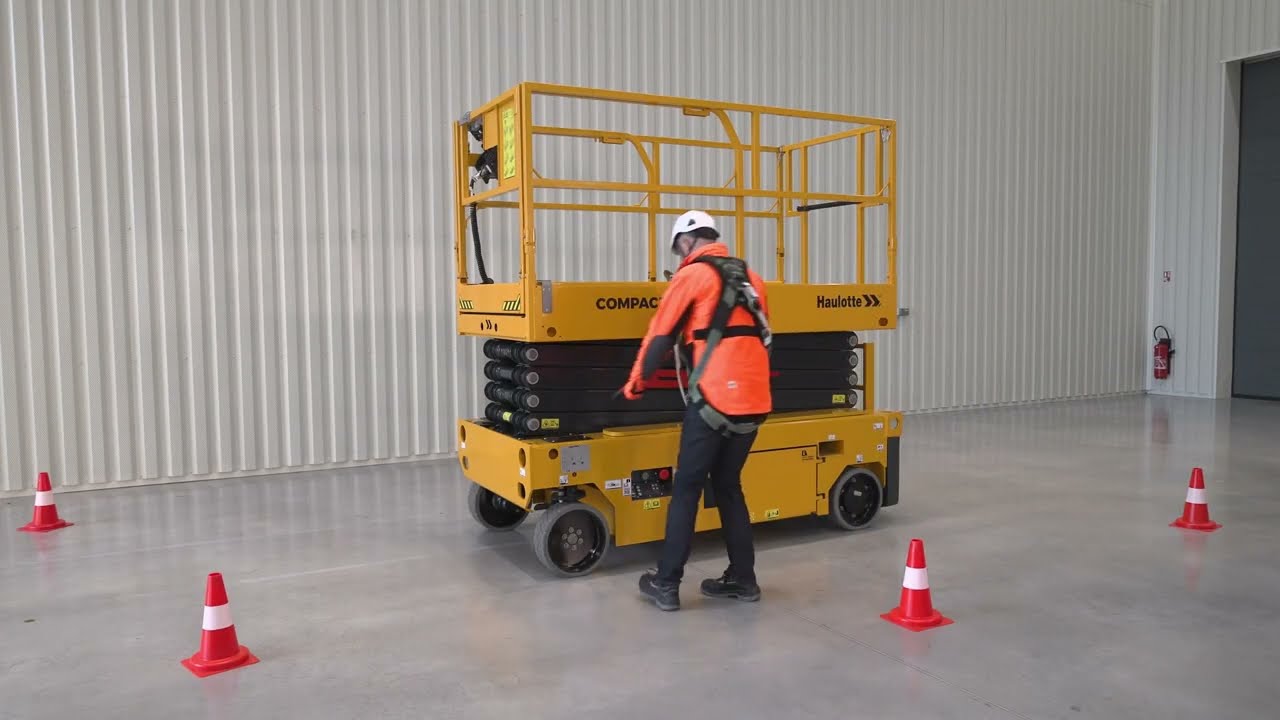 Controls overview - Haulotte Compact Range Slab scissor lifts (AE versions) - ES