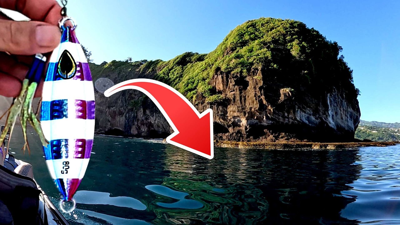 On PÊCHE un poisson RARE à Tahiti - Pêche en kayak en Polynésie