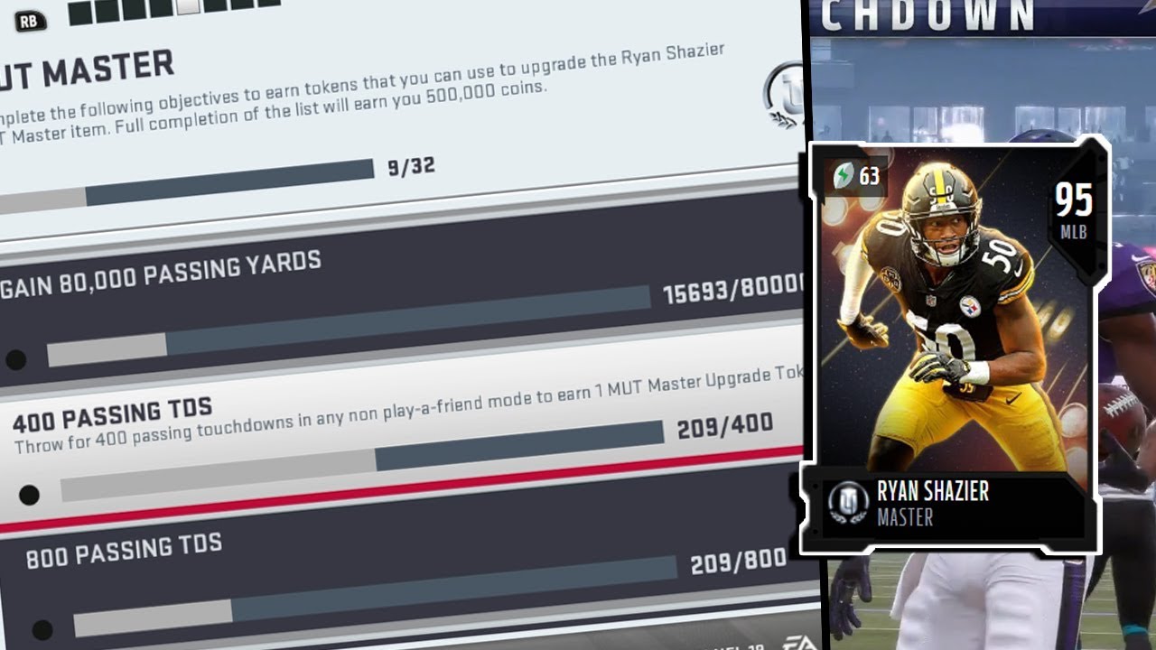 FASTEST WAY TO COMPLETE MUT MASTER 80,000 PASSING YARDS!! WITH ONE PLAY!!| MADDEN 19 ULTIMATE TEAM