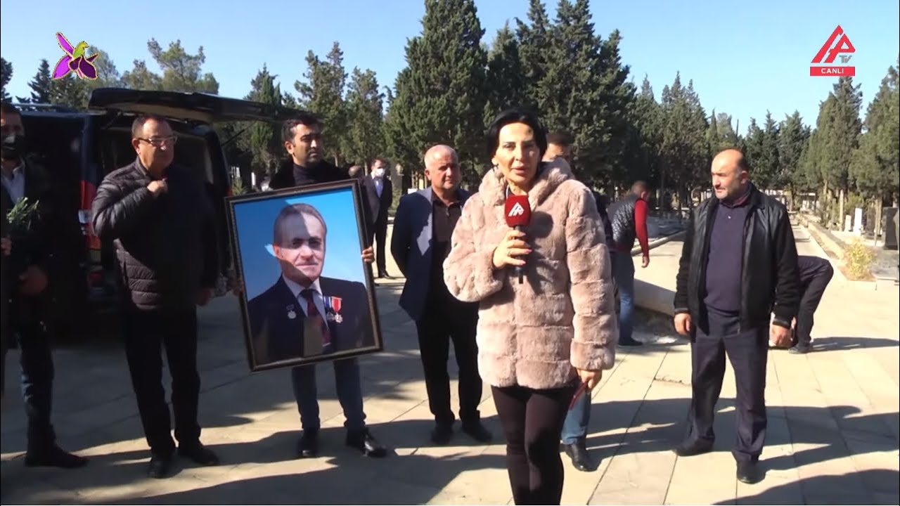 Xalq artisti Canəli Əkbərov dəfn olunur - CANLI