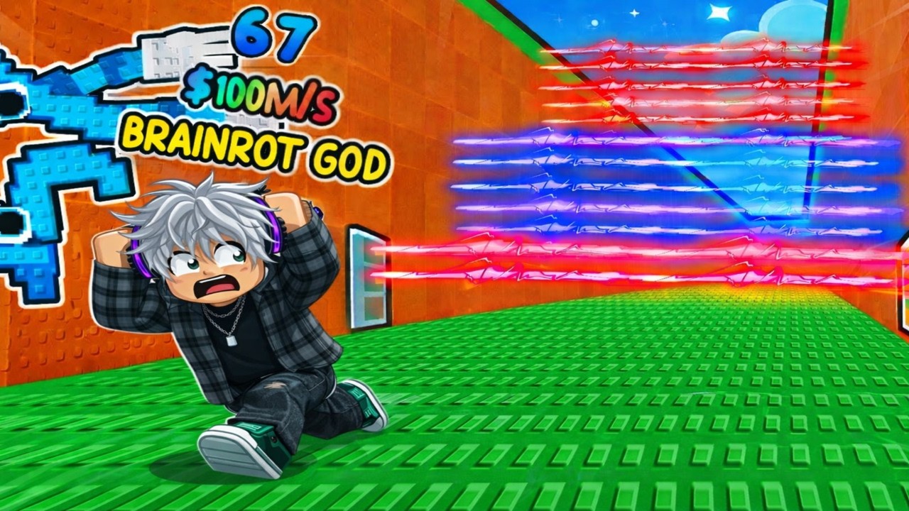 Jump Lasers for Brainrots 🔥 | هروب من الليزر بسرعة جنونية!