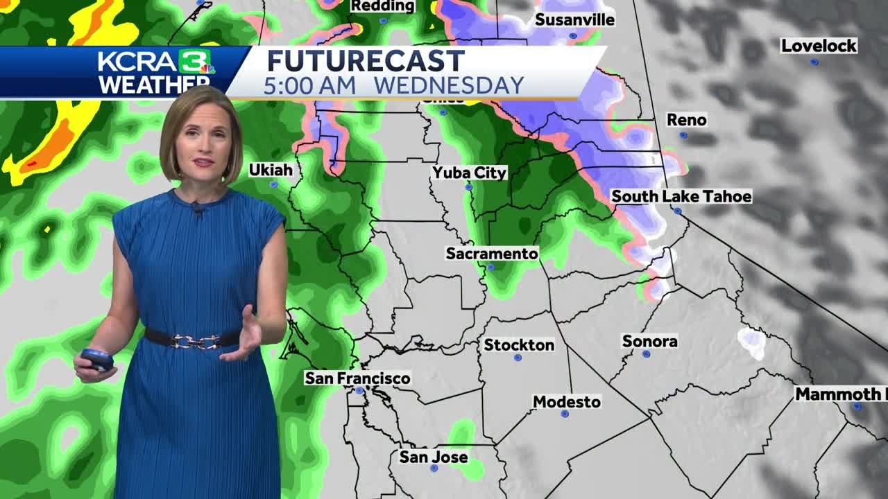 NorCal forecast: Dry Tuesday, storm arrives Wedneday