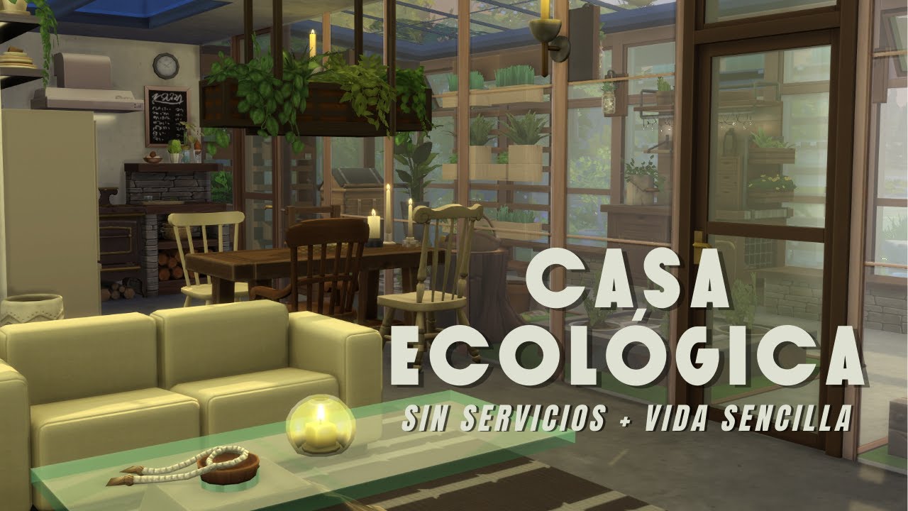 casa ecológica moderna | Sims 4