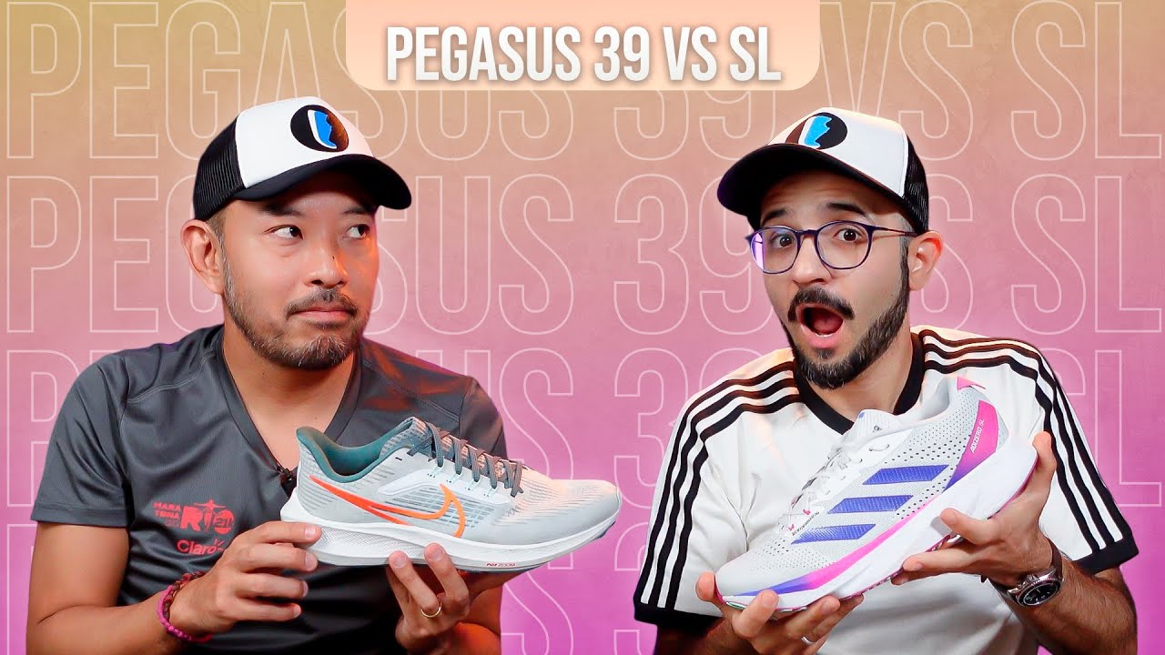 NIKE PEGASUS 39 ou ADIDAS ADIZERO SL // Comparativo PING-PONG