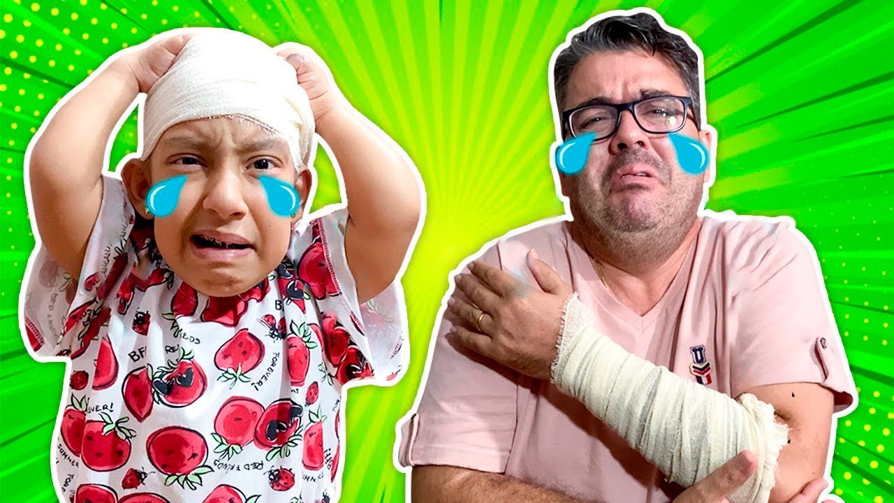 A historia de BOO BOO da Maria Clara e Papai (The BOO BOO Story from MC Divertida)